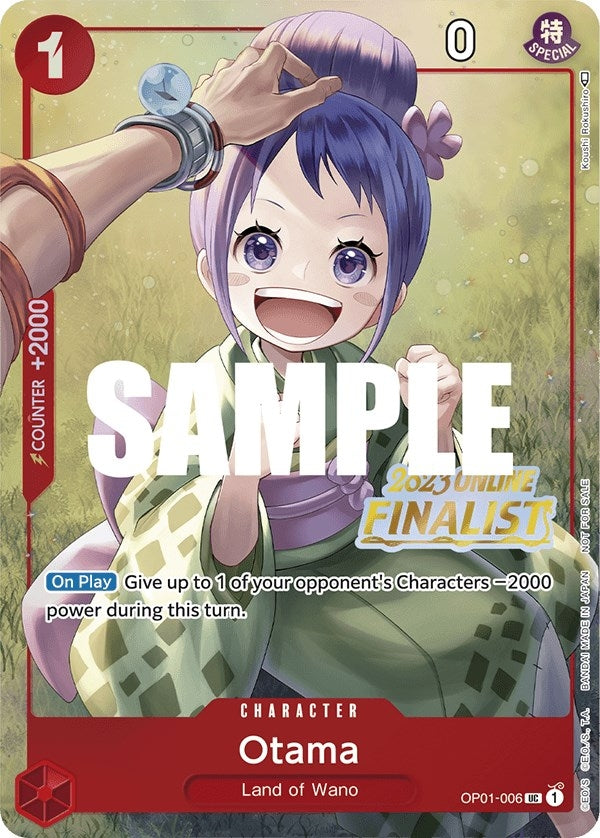 Otama (Online Regional 2023) [Finalist] (OP01-006) (One Piece Promotion Cards)