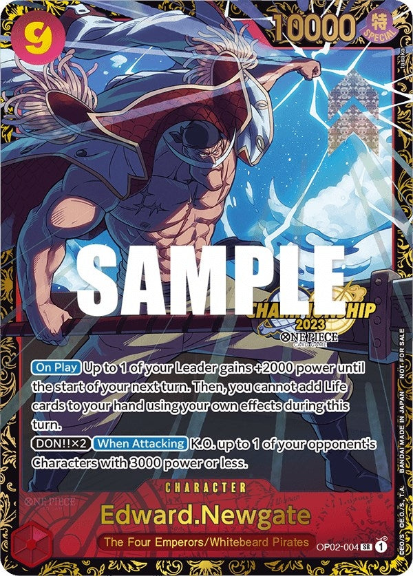 Edward.Newgate (Championship 2023) (OP02-004) (One Piece Promotion Cards)