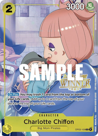 Charlotte Chiffon (Online Regional 2023) [Winner] (OP03-109) (One Piece Promotion Cards)