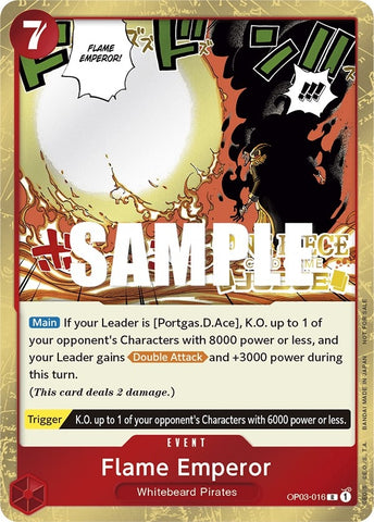 Flame Emperor (Judge Pack Vol. 2) (OP03-016) (One Piece Promotion Cards)