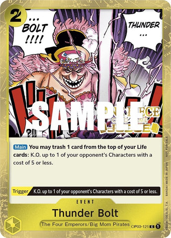 Image for Thunder Bolt (Judge Pack Vol. 2) (OP03-121) (One Piece Promotion Cards) - One Piece Card Game