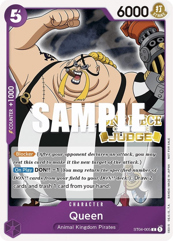Image for Queen (Judge Pack Vol. 2) (ST04-005) (One Piece Promotion Cards) - One Piece Card Game