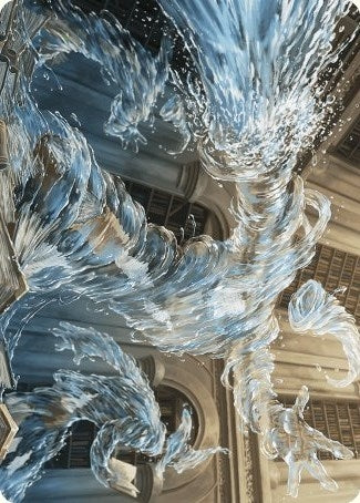 Image for Splashy Spellcaster Art Card (9) [Art Series: Wilds of Eldraine]
