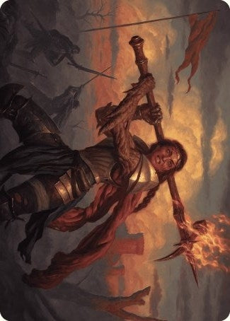 Image for Imodane, the Pyrohammer Art Card (18) [Art Series: Wilds of Eldraine]