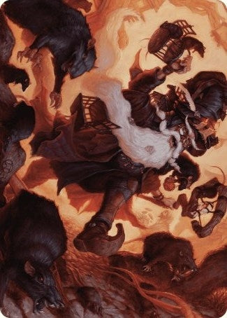 Image for Tattered Ratter Art Card (20) [Art Series: Wilds of Eldraine]