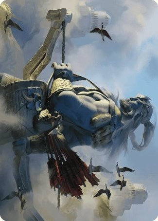 Image for Skybeast Tracker Art Card (27) [Art Series: Wilds of Eldraine]