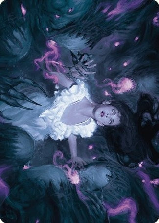 Image for Neva, Stalked by Nightmares Art Card (30) [Art Series: Wilds of Eldraine]