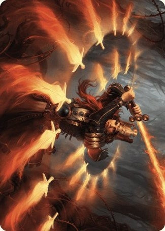 Image for Heartflame Duelist Art Card (38) [Art Series: Wilds of Eldraine]
