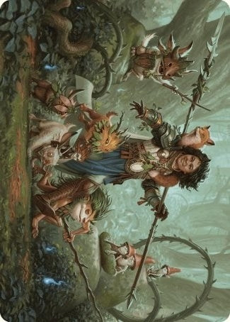 Image for Ellivere of the Wild Court Art Card (49) [Art Series: Wilds of Eldraine]