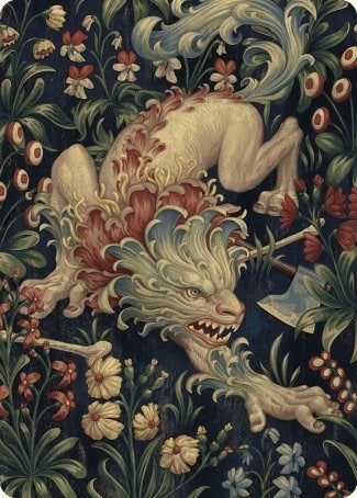 Image for Beast Token Art Card (56) [Art Series: Wilds of Eldraine]