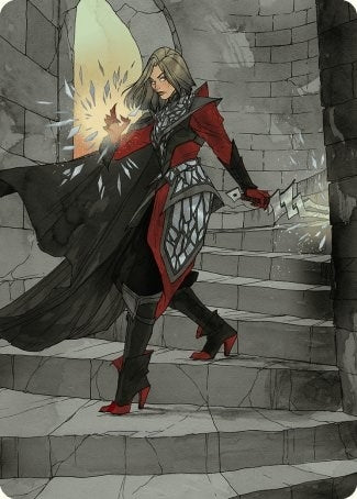 Image for Rowan, Scion of War Art Card (59/81) (59) [Art Series: Wilds of Eldraine]