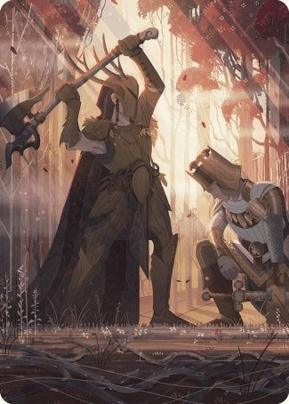 Image for Karmic Justice Art Card (62) [Art Series: Wilds of Eldraine]