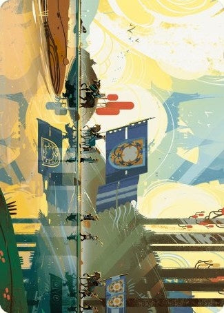 Image for Knightly Valor Art Card (63) [Art Series: Wilds of Eldraine]