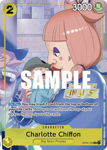 Charlotte Chiffon (Offline Regional 2023) [Finalist] (OP03-109) (One Piece Promotion Cards)
