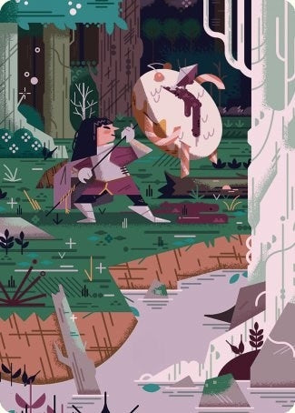 Image for Stab Wound Art Card (69) [Art Series: Wilds of Eldraine]