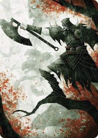 Image for Garruk's Uprising Art Card (72) [Art Series: Wilds of Eldraine]