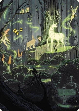 Image for Primal Vigor Art Card (74) [Art Series: Wilds of Eldraine]