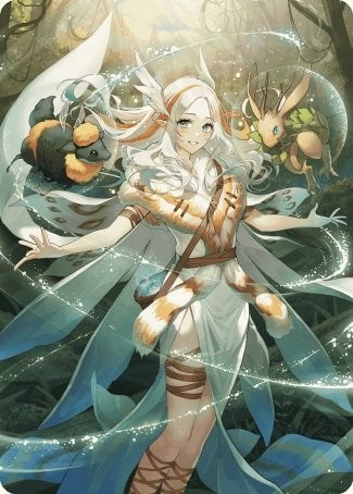 Image for Greater Auramancy Anime Art Card (76) [Art Series: Wilds of Eldraine]