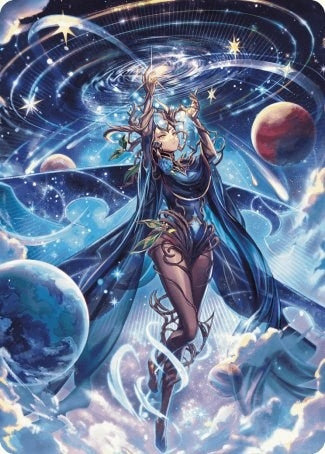 Image for Omniscience Anime Art Card (78) [Art Series: Wilds of Eldraine]
