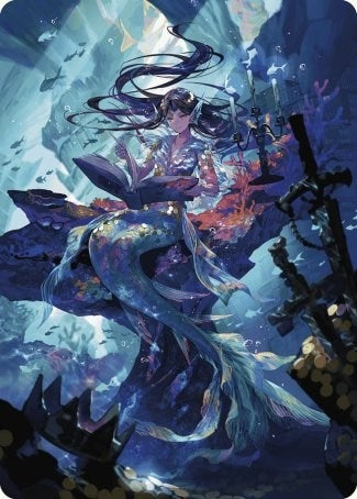 Image for Rhystic Study Art Card (79) [Art Series: Wilds of Eldraine]