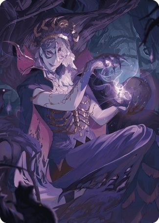 Image for Necropotence Art Card (80) [Art Series: Wilds of Eldraine]