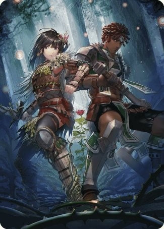 Image for Defense of the Heart Art Card (81) [Art Series: Wilds of Eldraine]