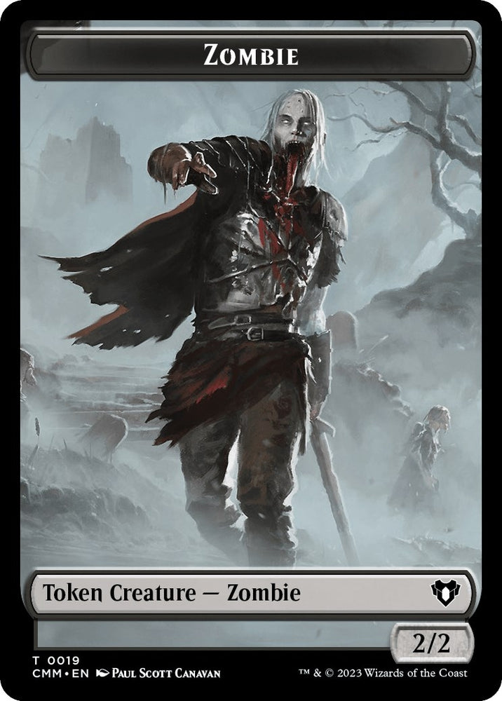 Image for Zombie (0019) // Assassin Double-Sided Token (19 // 14) [Commander Masters]
