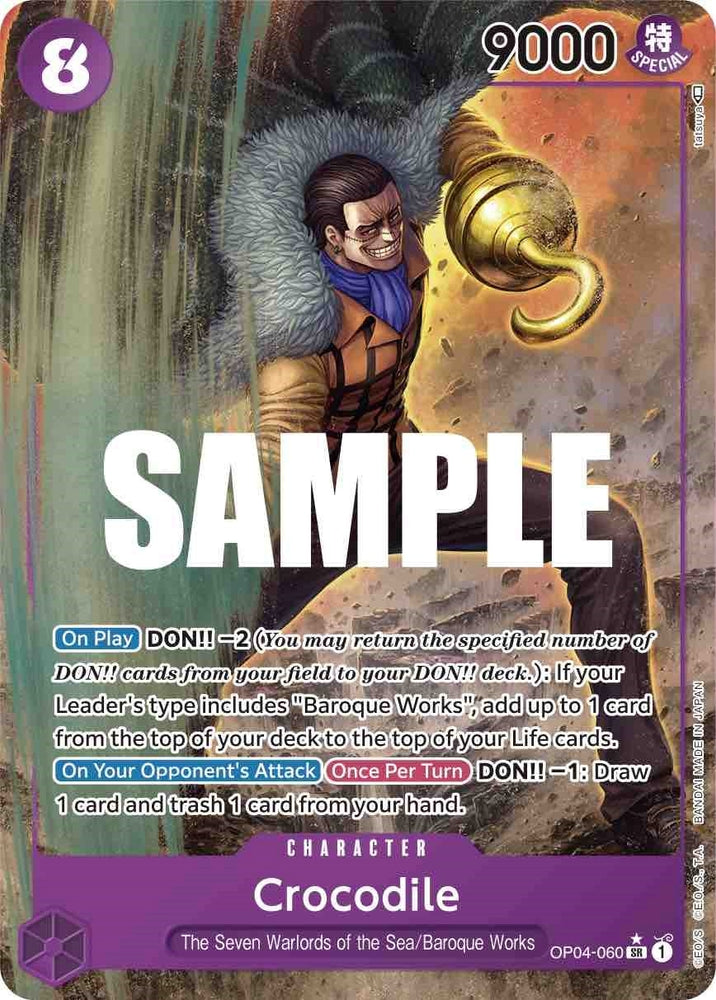 Crocodile (060) (Alternate Art) (OP04-060) (OP04)