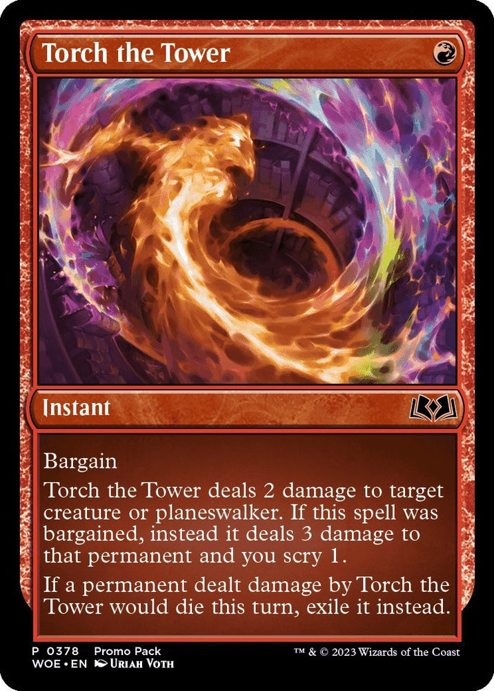 Image for Torch the Tower (378) [Promo Pack: Wilds of Eldraine]