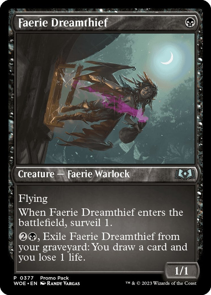 Image for Faerie Dreamthief (377) [Promo Pack: Wilds of Eldraine]