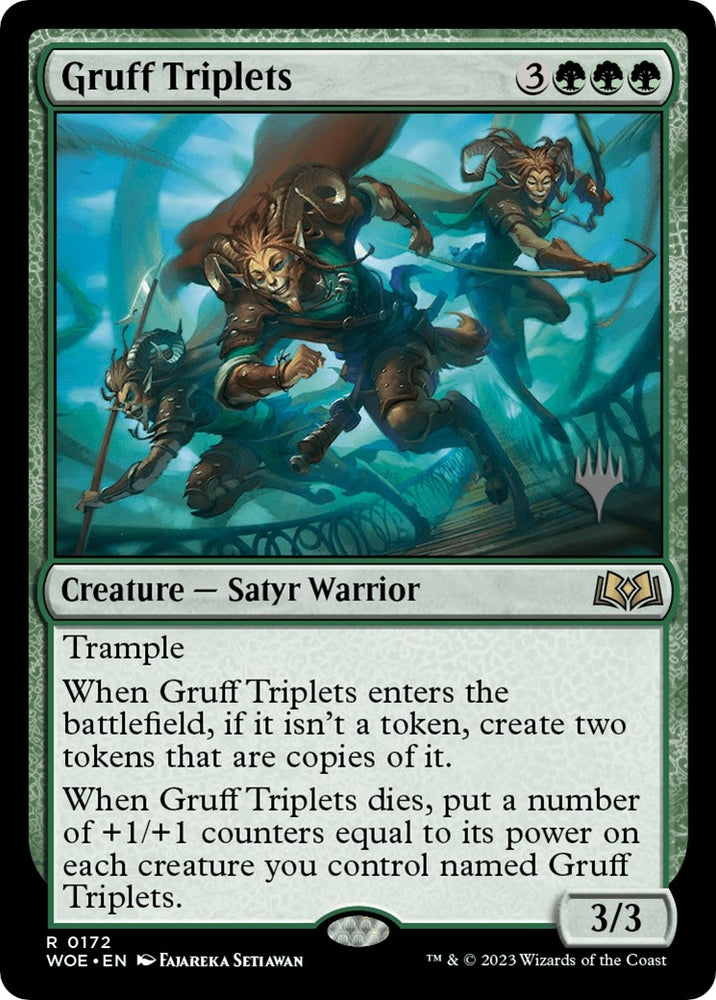Image for Gruff Triplets (172) [Promo Pack: Wilds of Eldraine]