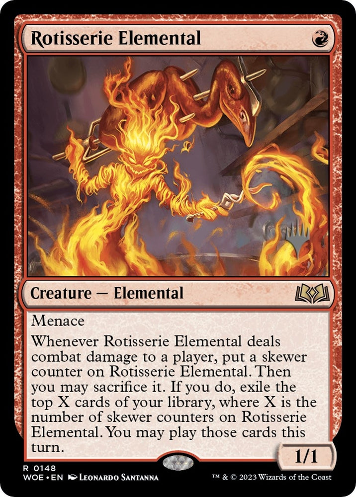 Image for Rotisserie Elemental (148) [Promo Pack: Wilds of Eldraine]