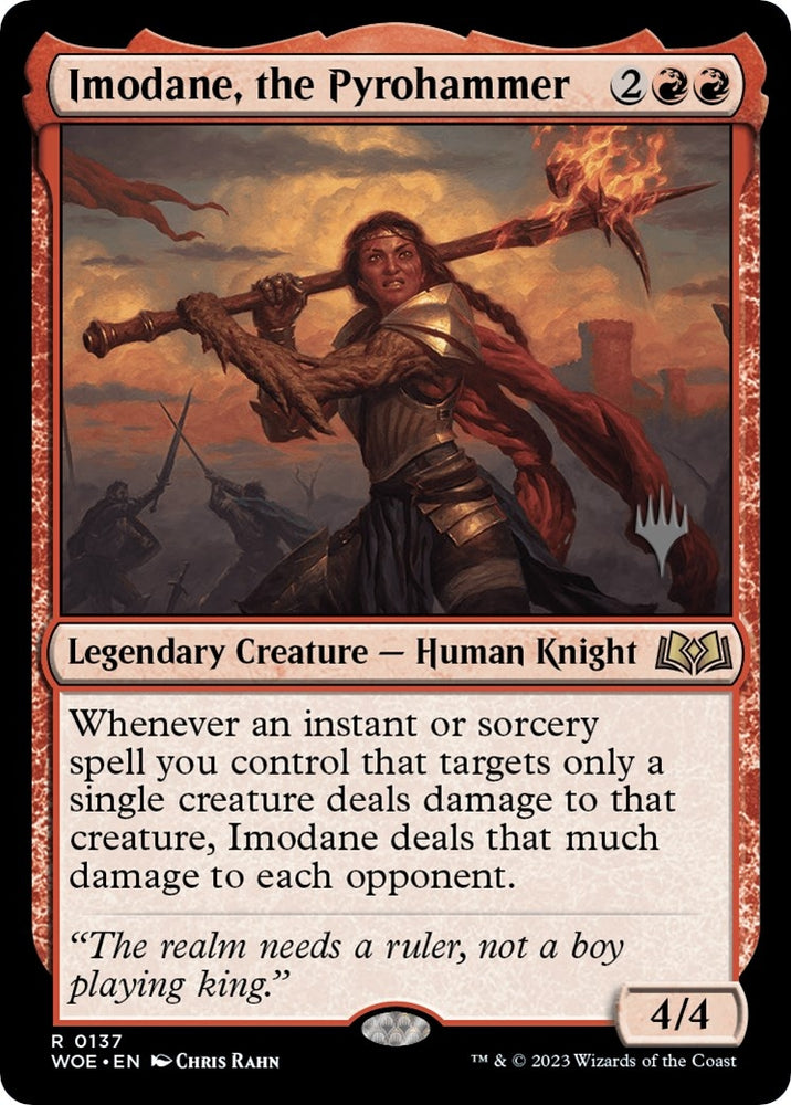 Image for Imodane, the Pyrohammer (137) [Promo Pack: Wilds of Eldraine]