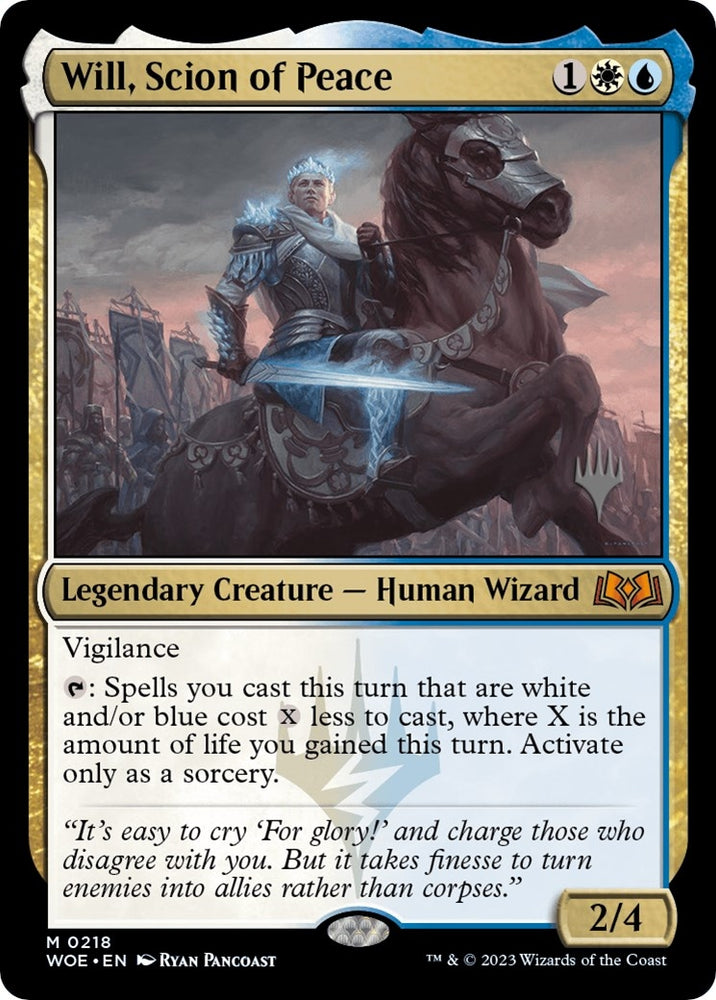 Image for Will, Scion of Peace (218) [Promo Pack: Wilds of Eldraine]