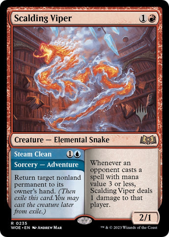 Image for Scalding Viper (235) [Promo Pack: Wilds of Eldraine]