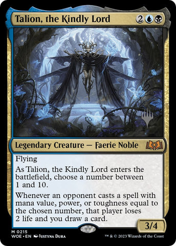 Image for Talion, the Kindly Lord (215) [Promo Pack: Wilds of Eldraine]