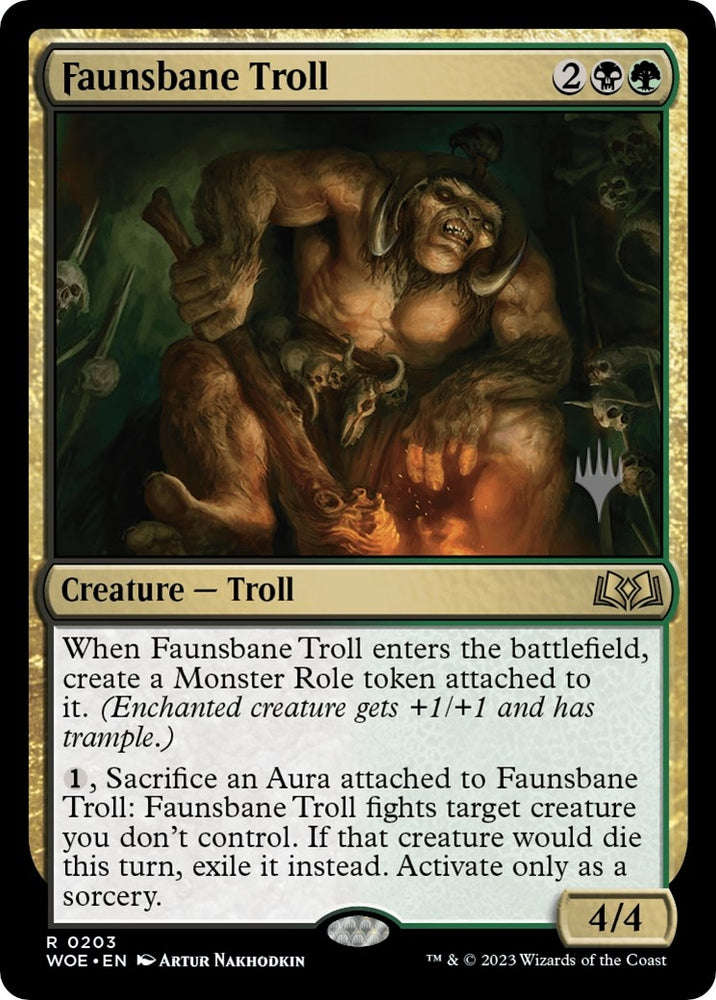 Image for Faunsbane Troll (203) [Promo Pack: Wilds of Eldraine]