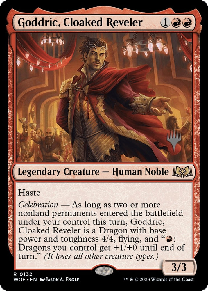 Image for Goddric, Cloaked Reveler (132) [Promo Pack: Wilds of Eldraine]