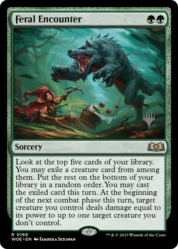 Image for Feral Encounter (169) [Promo Pack: Wilds of Eldraine]
