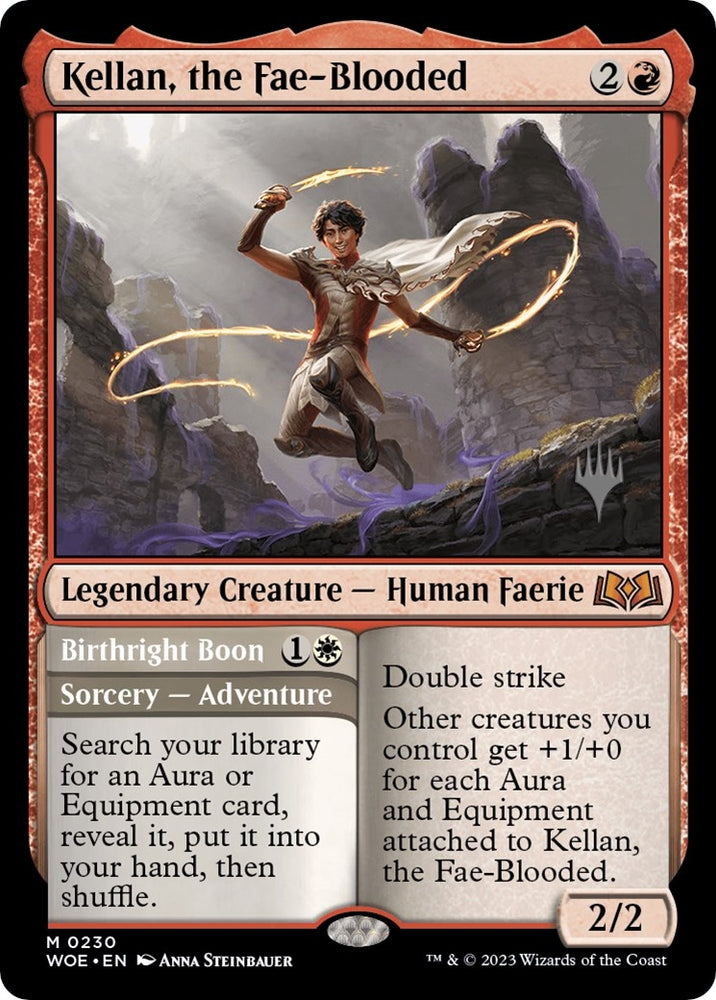 Image for Kellan, the Fae-Blooded (230) [Promo Pack: Wilds of Eldraine]
