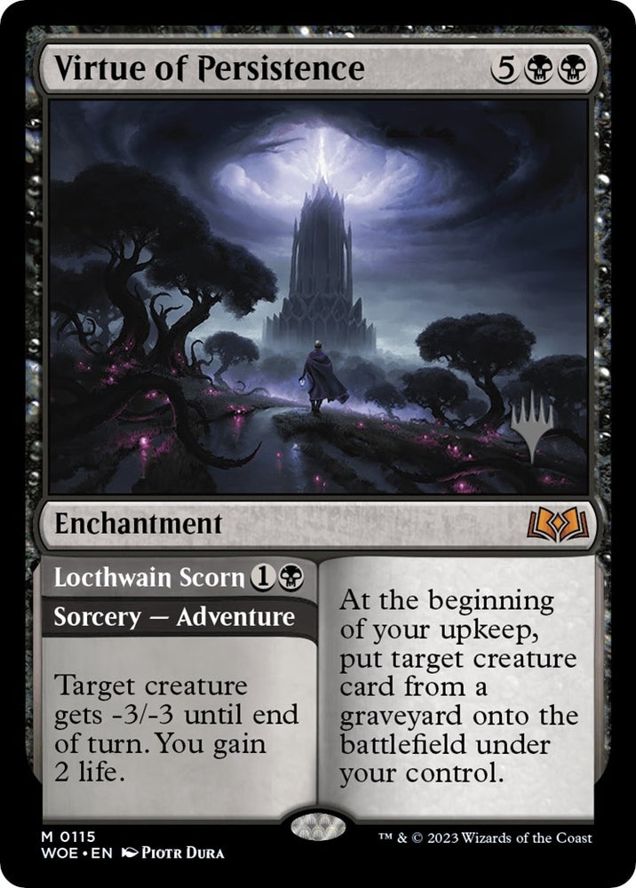 Image for Virtue of Persistence (115) [Promo Pack: Wilds of Eldraine]