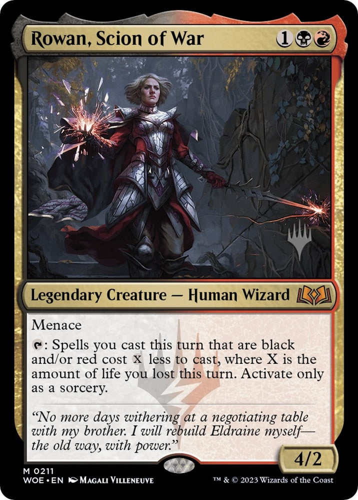 Image for Rowan, Scion of War (211) [Promo Pack: Wilds of Eldraine]