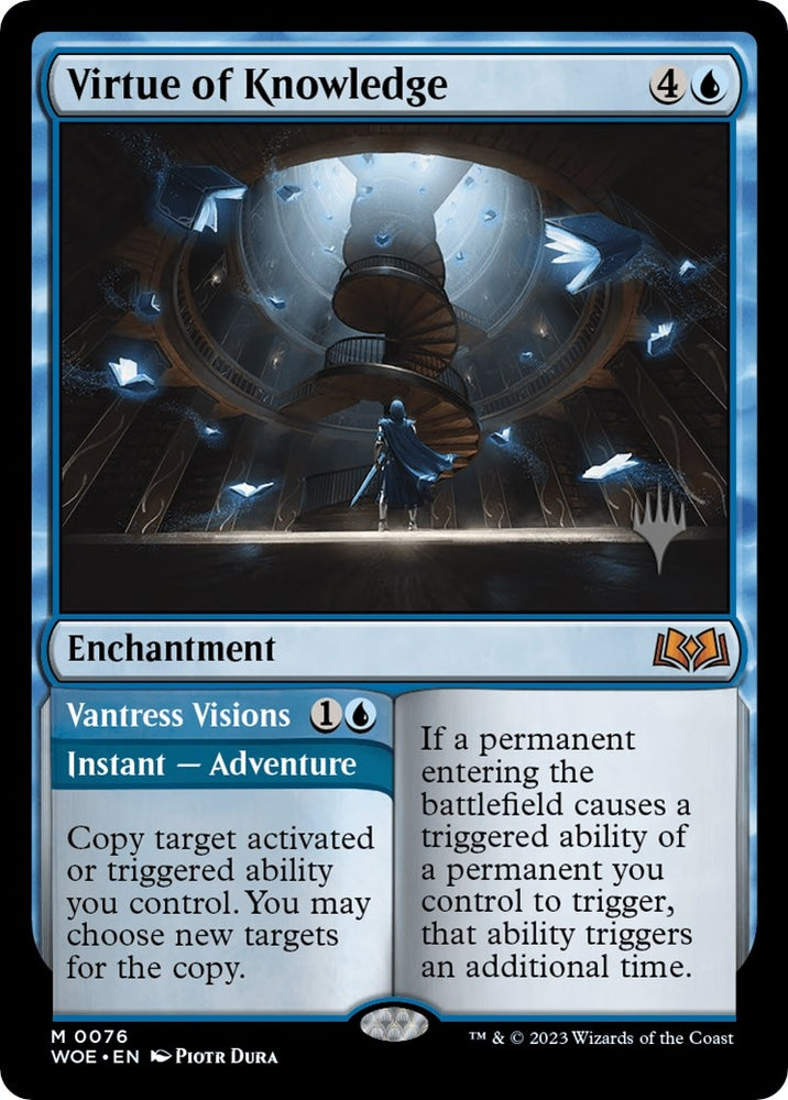 Image for Virtue of Knowledge (76) [Promo Pack: Wilds of Eldraine]