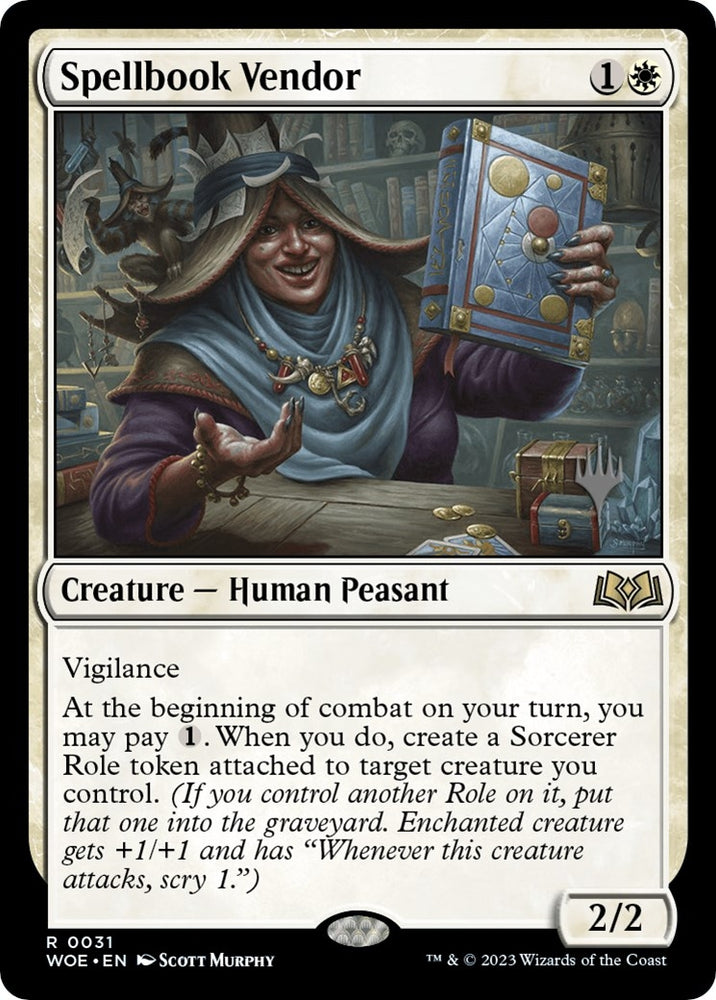 Image for Spellbook Vendor (31) [Promo Pack: Wilds of Eldraine]