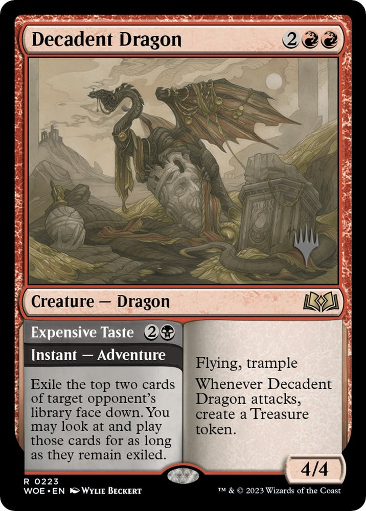 Image for Decadent Dragon (223) [Promo Pack: Wilds of Eldraine]