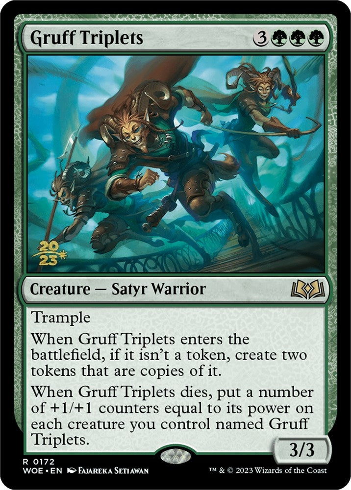 Image for Gruff Triplets (172) [Prerelease Cards]