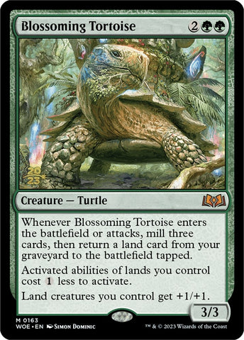 Image for Blossoming Tortoise (163) [Prerelease Cards]