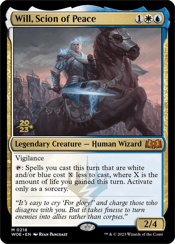 Image for Will, Scion of Peace (218) [Prerelease Cards]