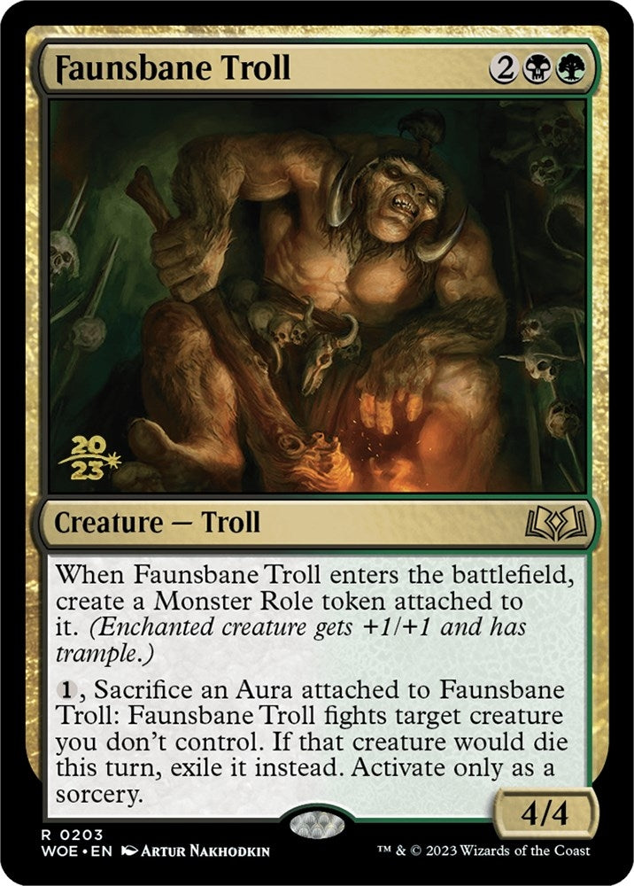 Image for Faunsbane Troll (203) [Prerelease Cards]