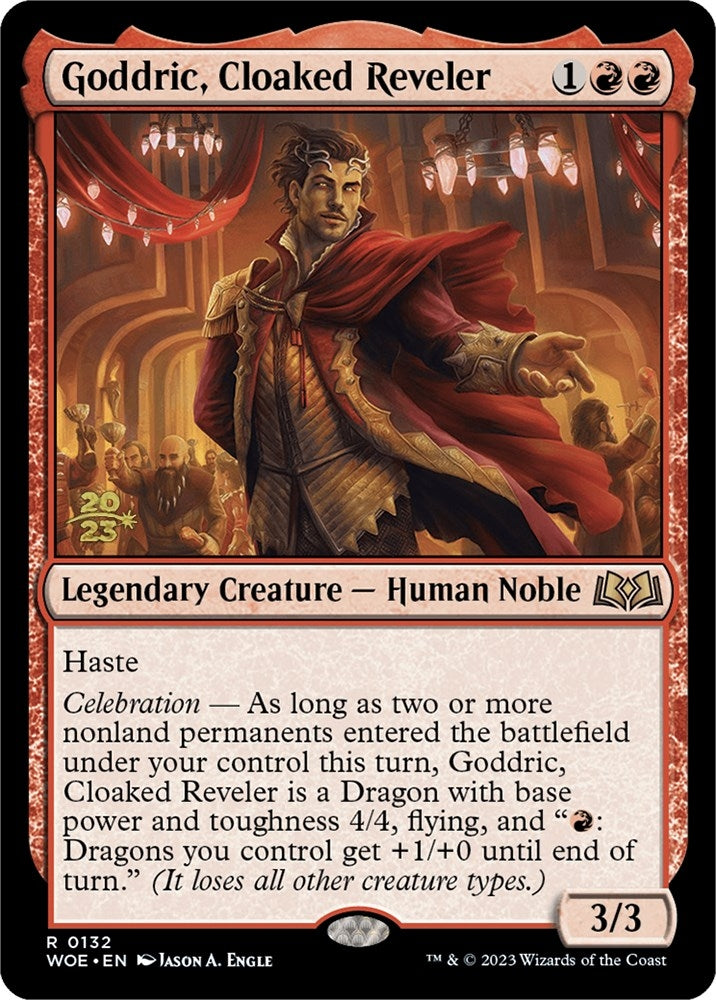 Image for Goddric, Cloaked Reveler (132) [Prerelease Cards]